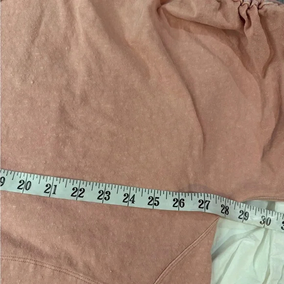 FREE PEOPLE MOVEMENT Cayuga Hooded Tunic Hoodie Sweatshirt Pink Oversized M - Picture 9 of 13